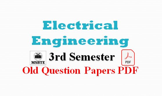 Electrical Engineering third semester question papers