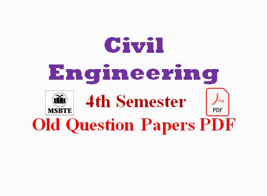 civil fourth semester question papers