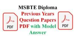 MSBTE Old Question Papers PDF