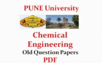 Pune University Chemical Engineering Old Question Papers