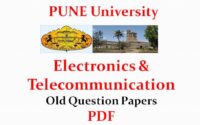 Pune University Electronics and Telecommunication Old Question Papers