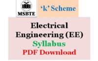 MSBTE Electrical Engineering Syllabus